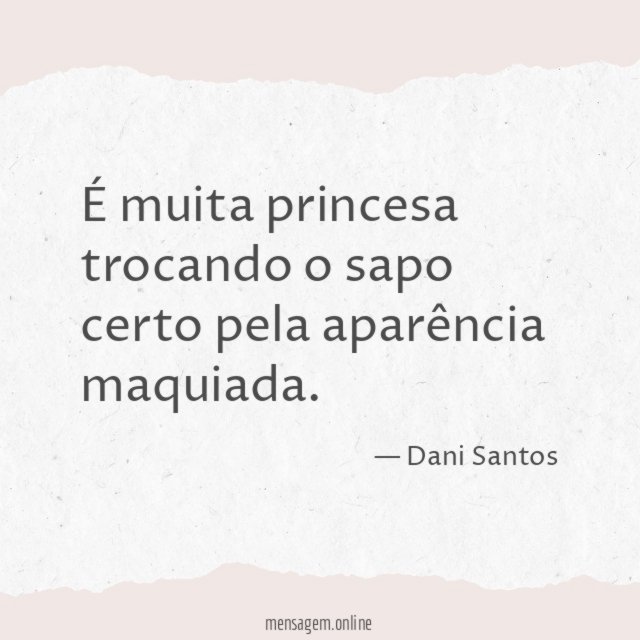 É muita princesa trocando
