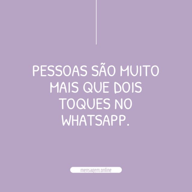 Pessoas são muito mais