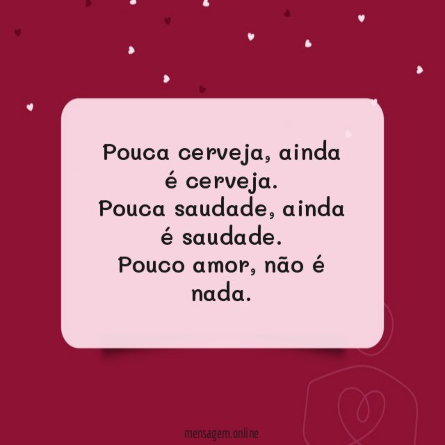 Pouca cerveja