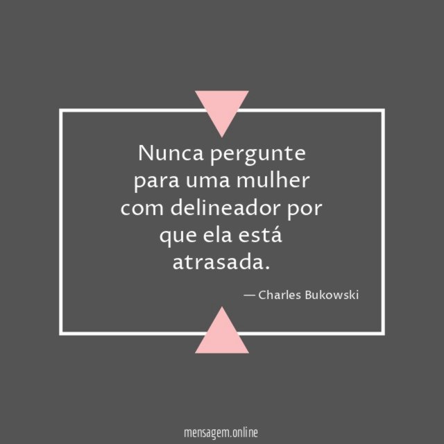Nunca pergunte para uma