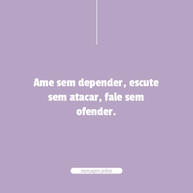 Ame sem depender