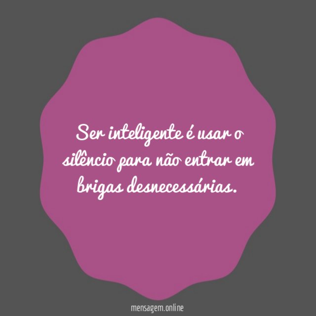 Ser inteligente é usar