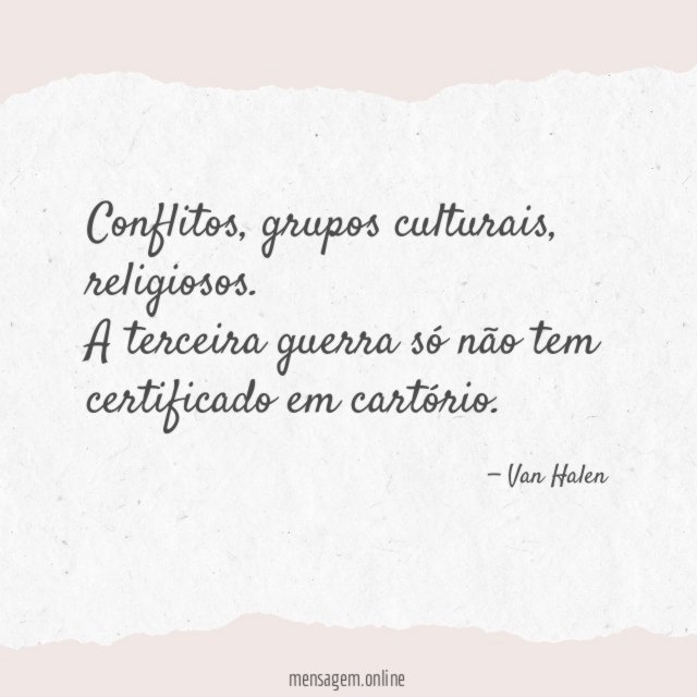 A terceira guerra