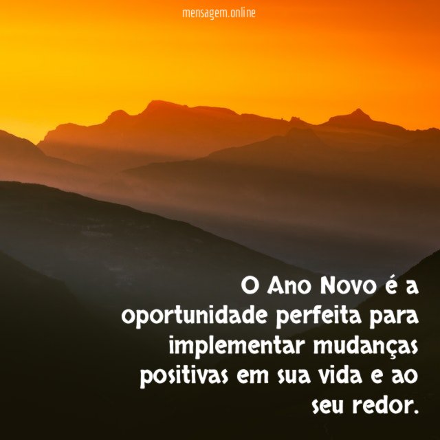 Mudanças Positivas