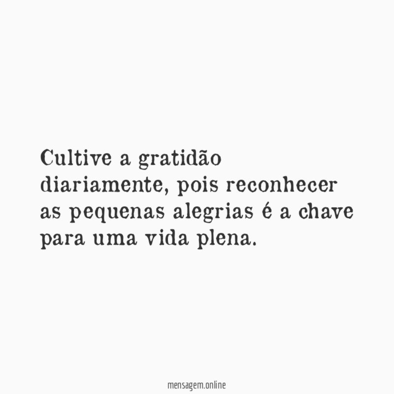 Gratidão Diária