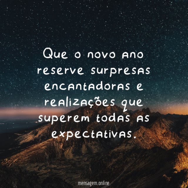 Realizações Surpreendentes
