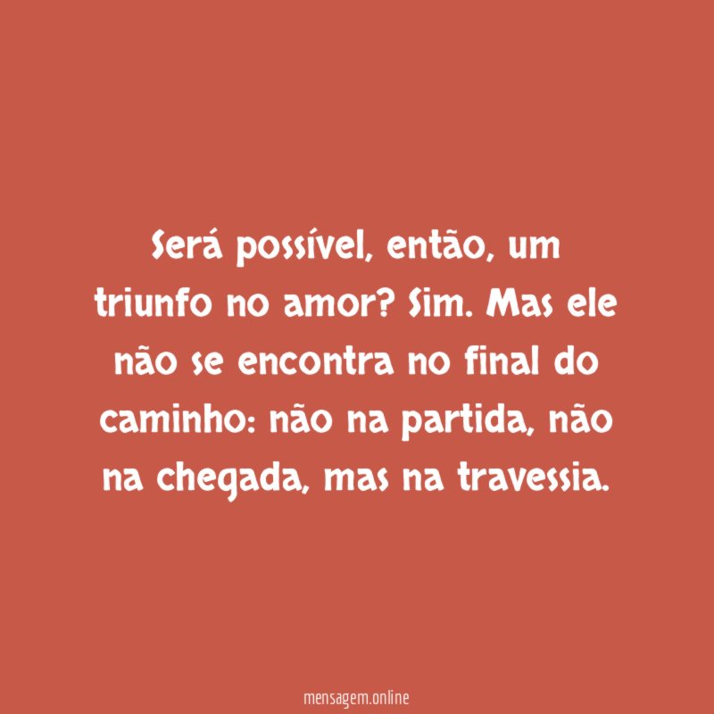 Será possível