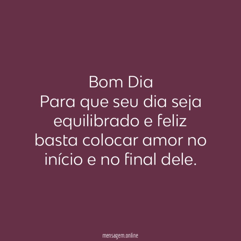 Bom Dia