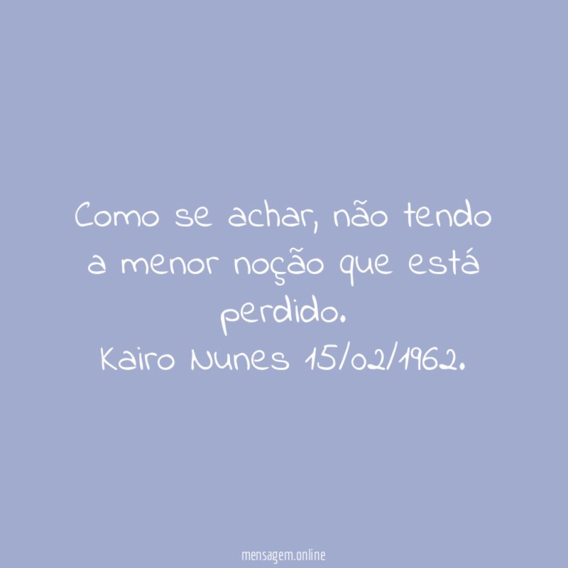 Como se achar