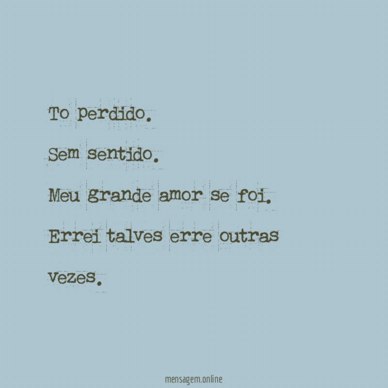 To perdido