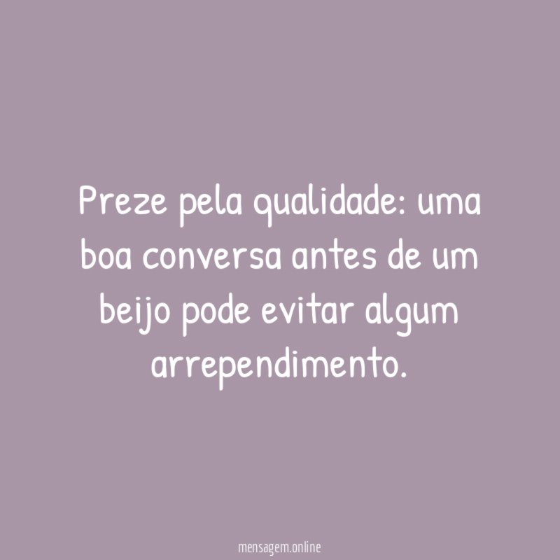 Preze pela qualidade