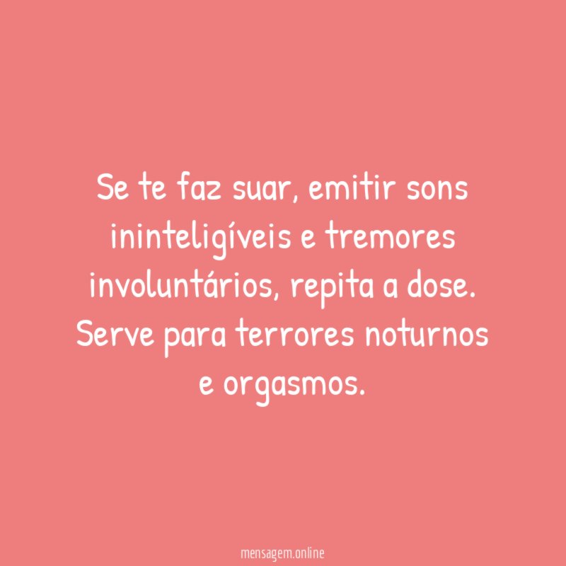 Se te faz suar