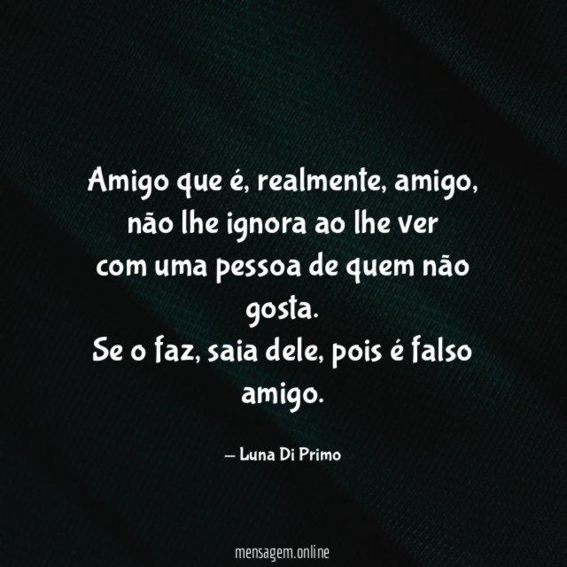 Amigo que é