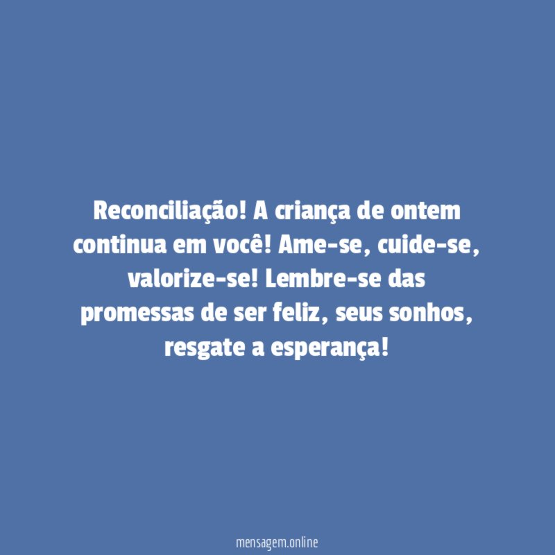 Reconciliação