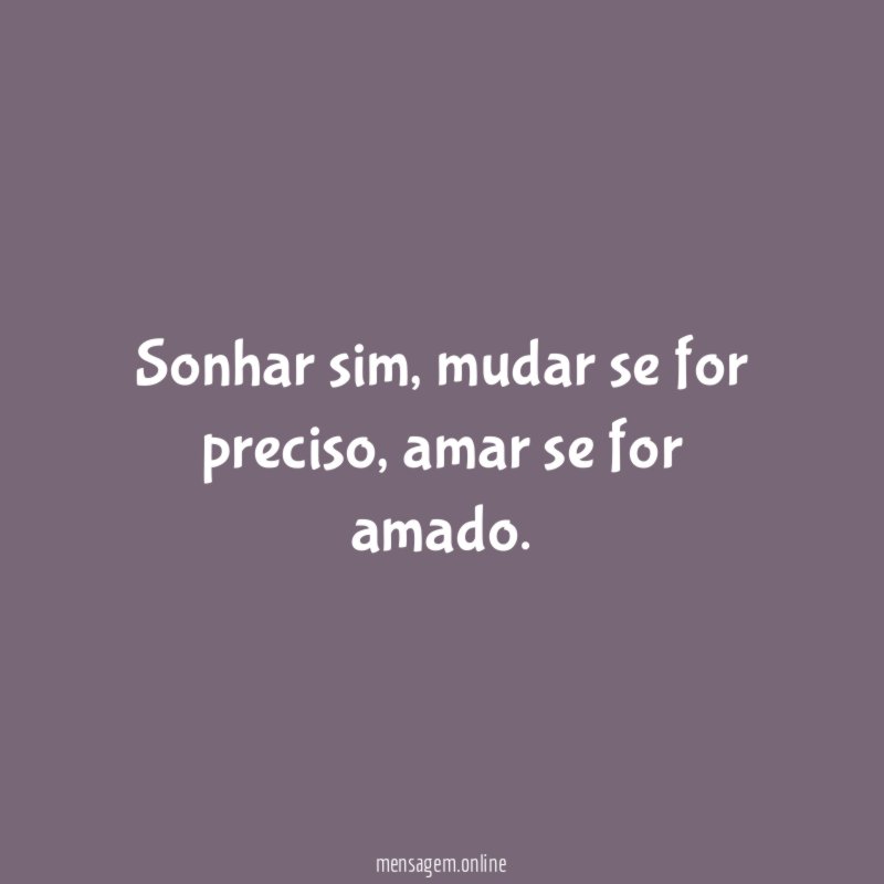 Sonhar sim