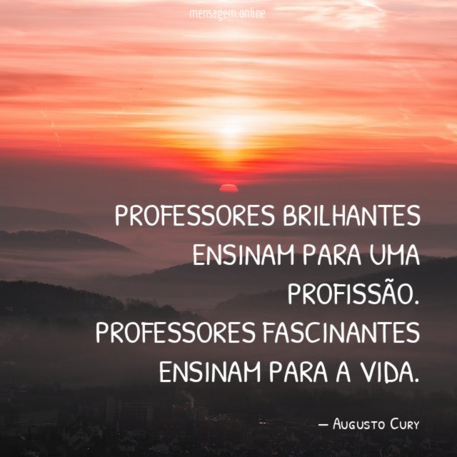 Professores brilhantes ensinam para uma profissão
