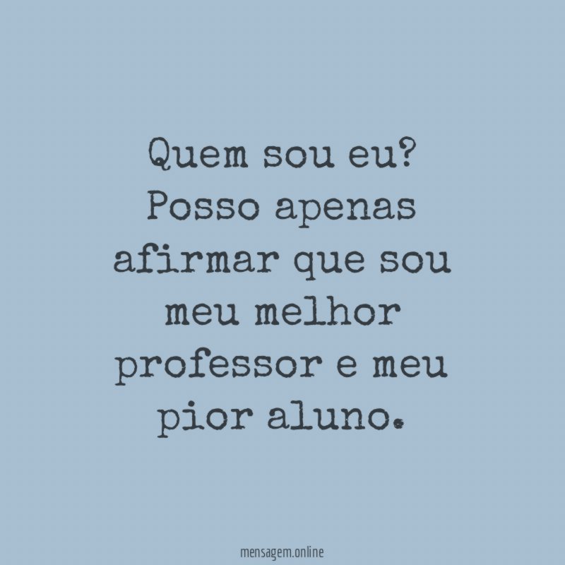 Quem sou eu