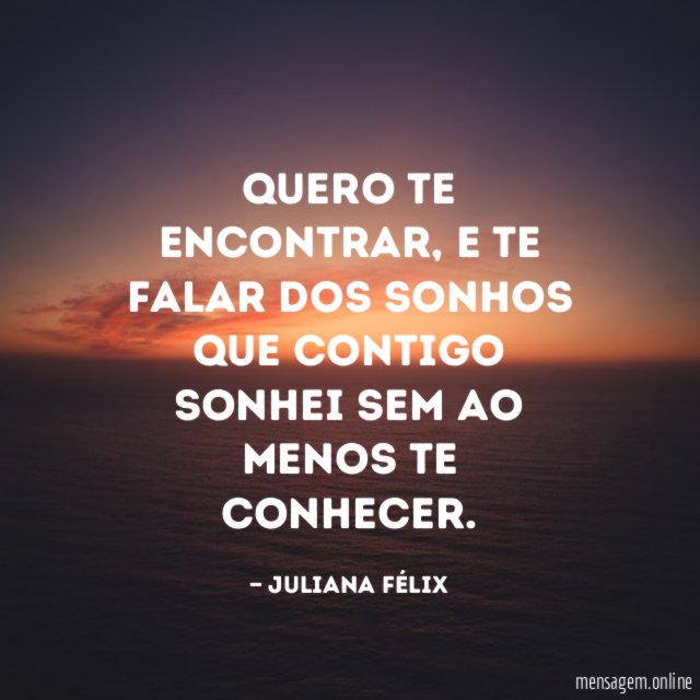 Quero te encontrar