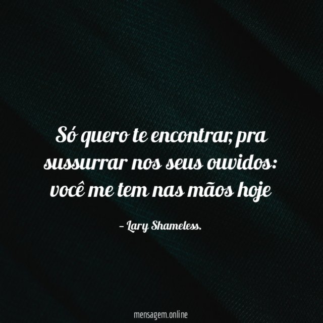 Só quero te encontrar