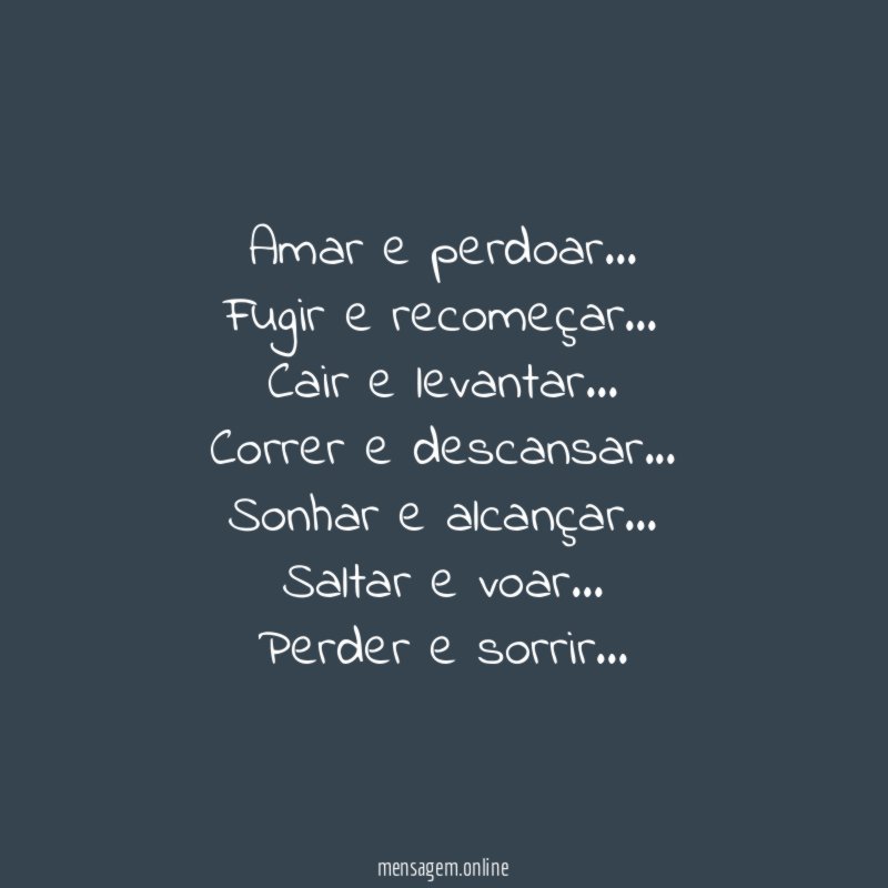 Amar e perdoar