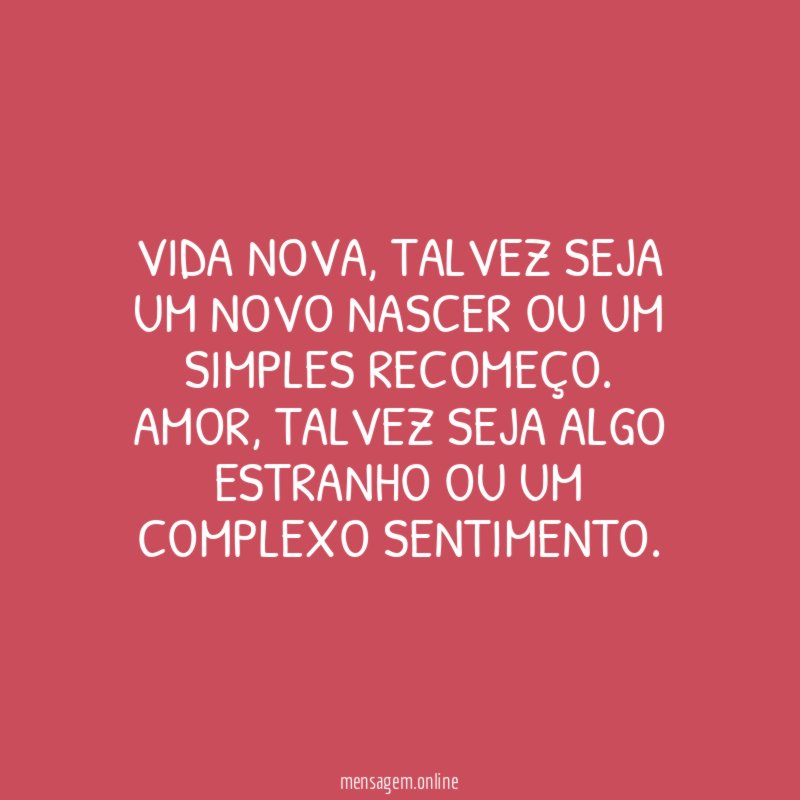 Vida nova