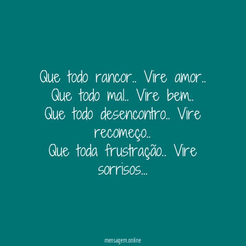 Que todo rancor
