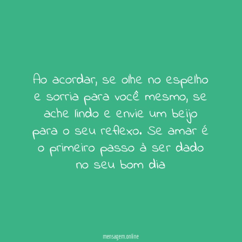 Ao acordar