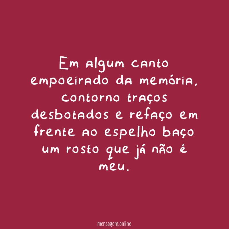 Em algum canto empoeirado da memória
