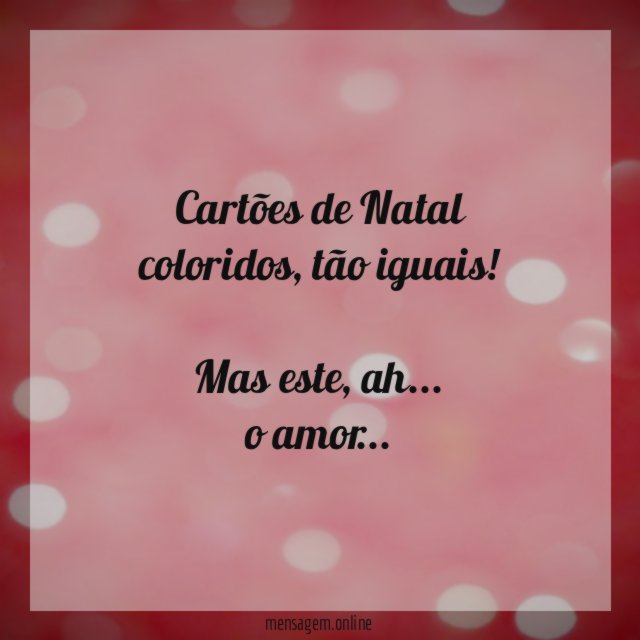Cartões de Natal coloridos