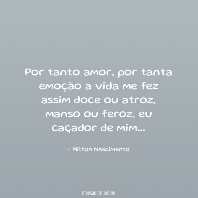 Por tanto amor