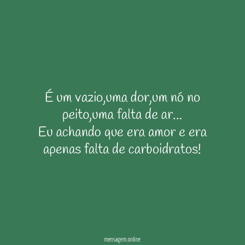 É um vazio