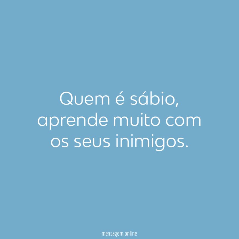 Quem é sábio