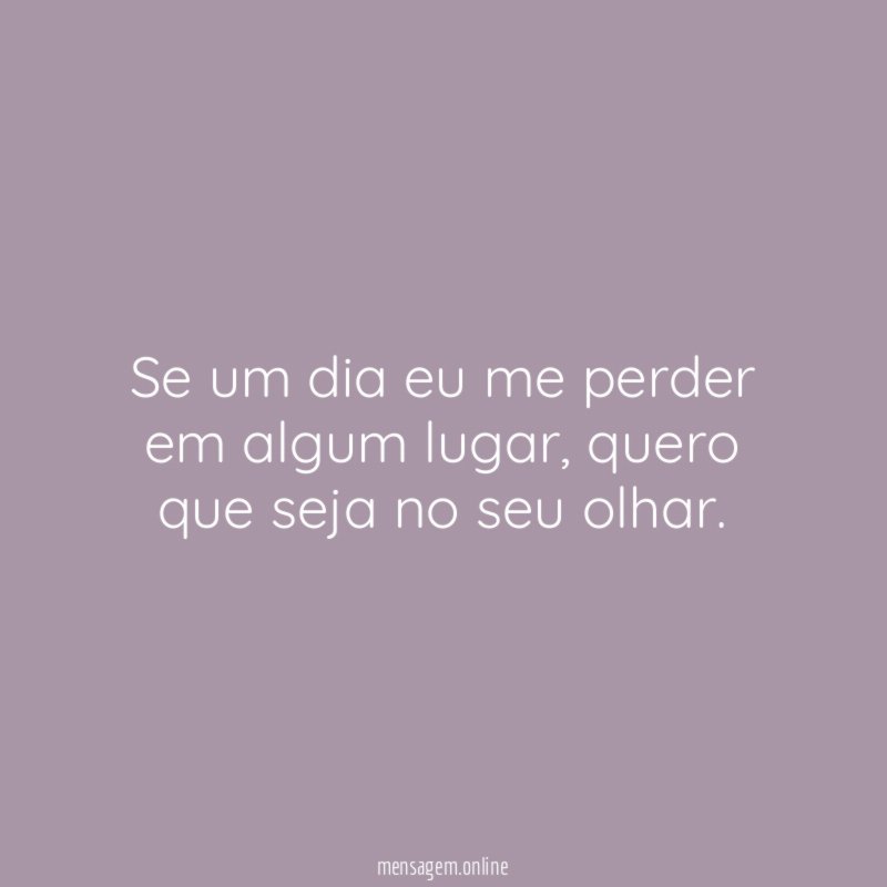 Se um dia eu me perder em algum lugar