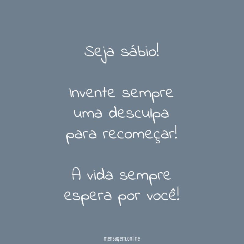 Seja sábio