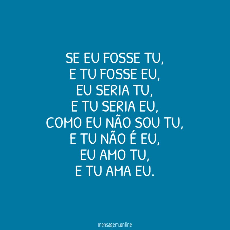 Se eu fosse tu