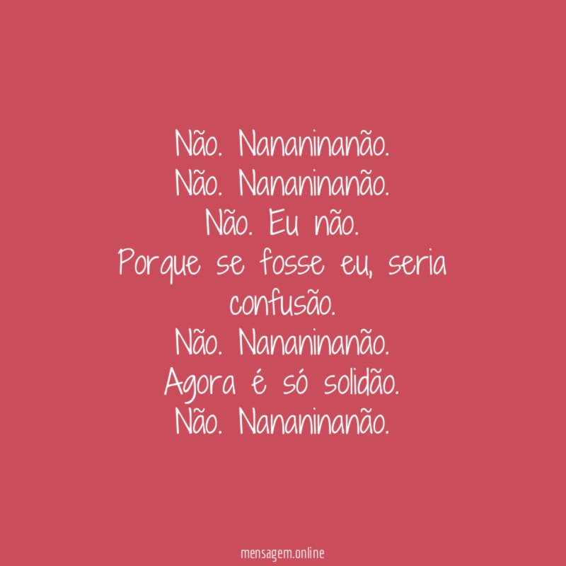 Não