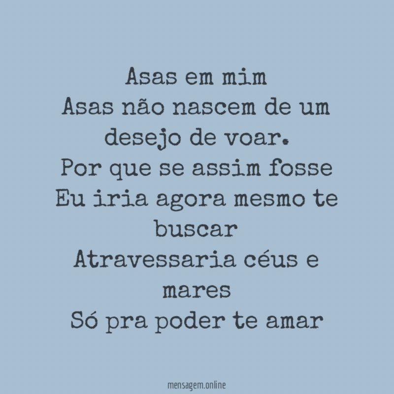 Asas em mim