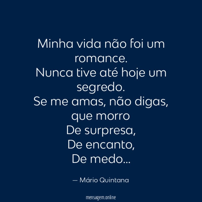 Minha vida não foi um romance