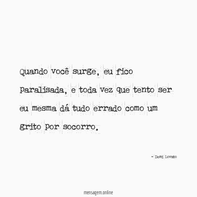 Quando você surge