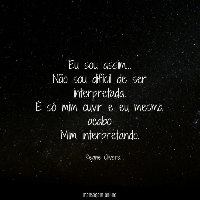 Eu sou assim