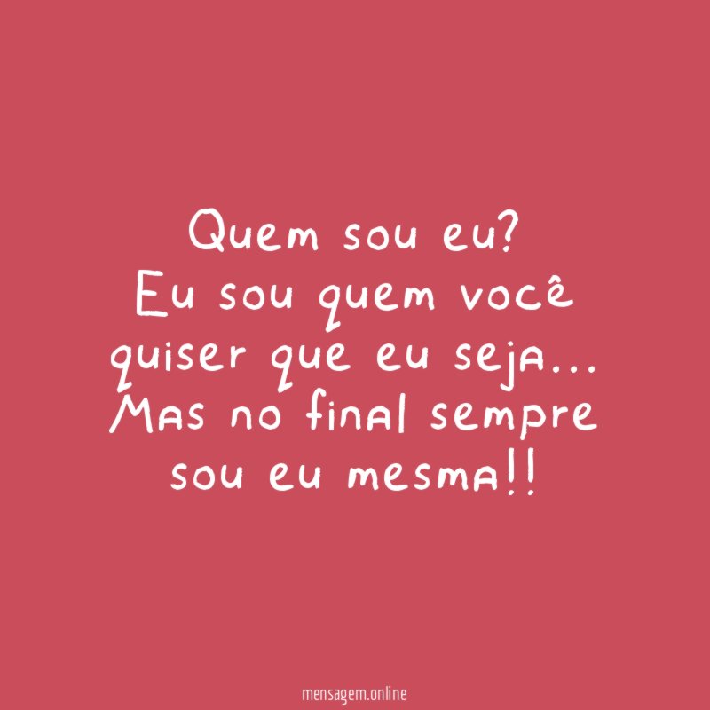 Quem sou eu